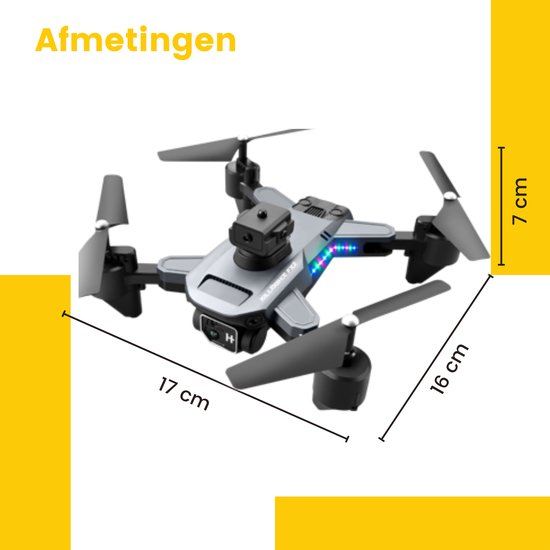 Yar E99 Drone avec caméra 4K - Drone avec caméra extérieure/intérieure -  Mini drone 