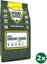 2x3 kg Yourdog dandie dinmont terriËr senior hondenvoer