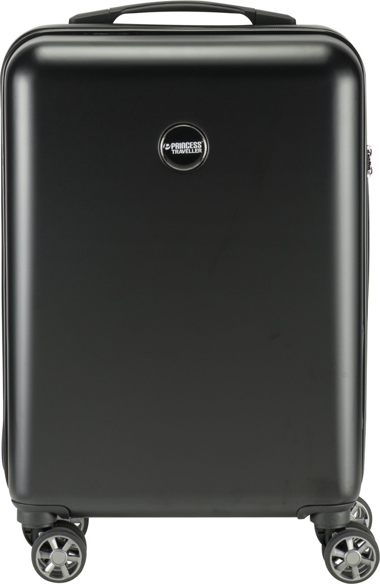 Koffer - Princess Traveller PT01 Deluxe - Handbagage koffer - Pitch Black - S - 55cm