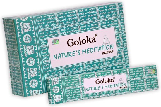 Goloka wierook - Nature's meditation - 180 stokjes