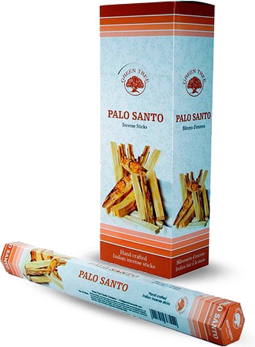Green Tree Candle GREENTREE WIEROOK PALO SANTO - 6 pakjes Multicolor
