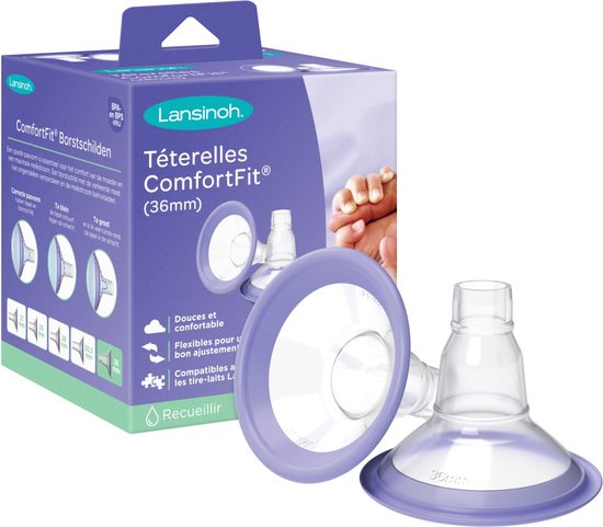 Lansinoh - Borstschild - Comfort Fit - 36 mm - 2 stuks
