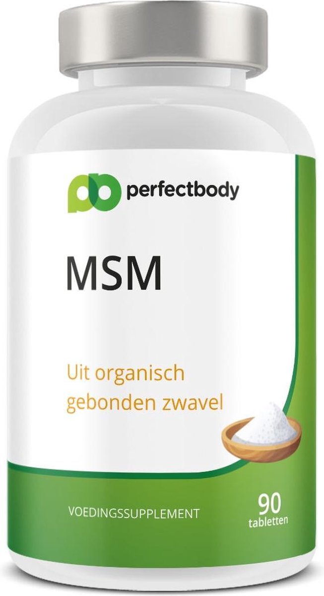 MSM Tabletten - 90 Tabletten - PerfectBody.nl