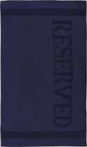 Zavelo Strandlaken Reserved Navy (100x180 cm) - Extra Groot - 100% Katoen - Heerlijk Zacht - Hoogwaardige Kwaliteit