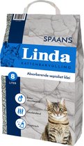 Linda Spaans Kattenbakvulling - 8 liter - Niet-Klontvormend