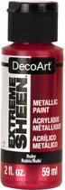 Acrylverf - Ruby - Metallic - Extreme Sheen - DecoArt - 59 ml