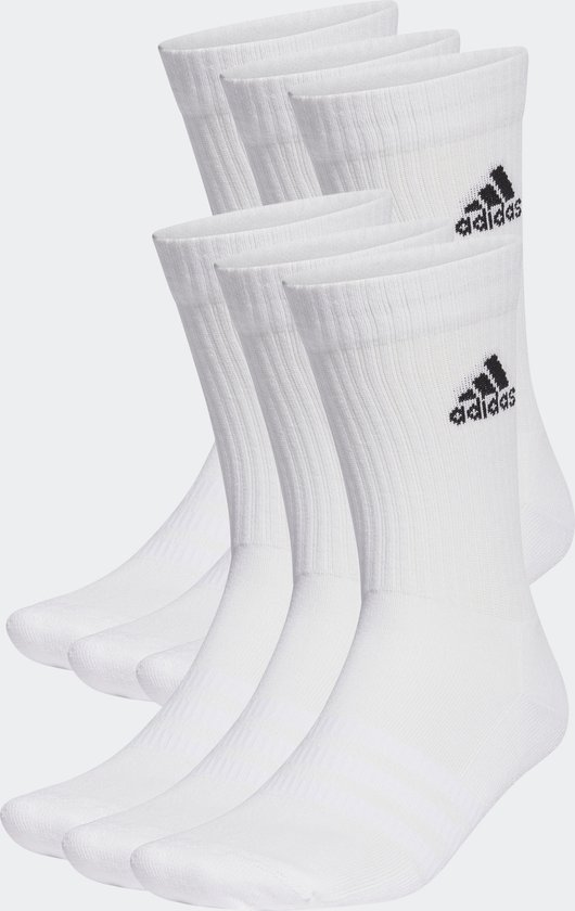 adidas Sportswear Chaussettes matelassées Sportswear (6 paires) - Unisex - Blanc - 49-51