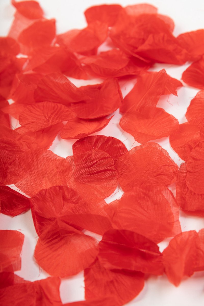 3x 500x Rozenblaadjes Rood - Feest Thema Bruiloft Rozen