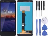 Let op type!! LCD Screen and Digitizer Full Assembly for Nokia 3.1(Black)