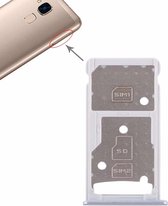 SIM-kaartvak + SIM-kaartvak / Micro SD-kaart Lade voor Huawei Honor 5c (zilver)