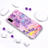 Glanzende Laser TPU Case voor iPhone XS Max