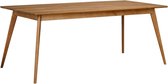Nordiq Yumi dining table - Houten eettafel - Eikenhout - L190 x B90 x H75 cm