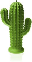 Lime groen gelakte Candellana figuurkaars, Cactus XL Hoogte 20 cm (69 uur)