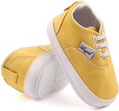 Gele sneakers - Textiel - Maat 19/20 - Zachte zool - 6 tot 12 maanden