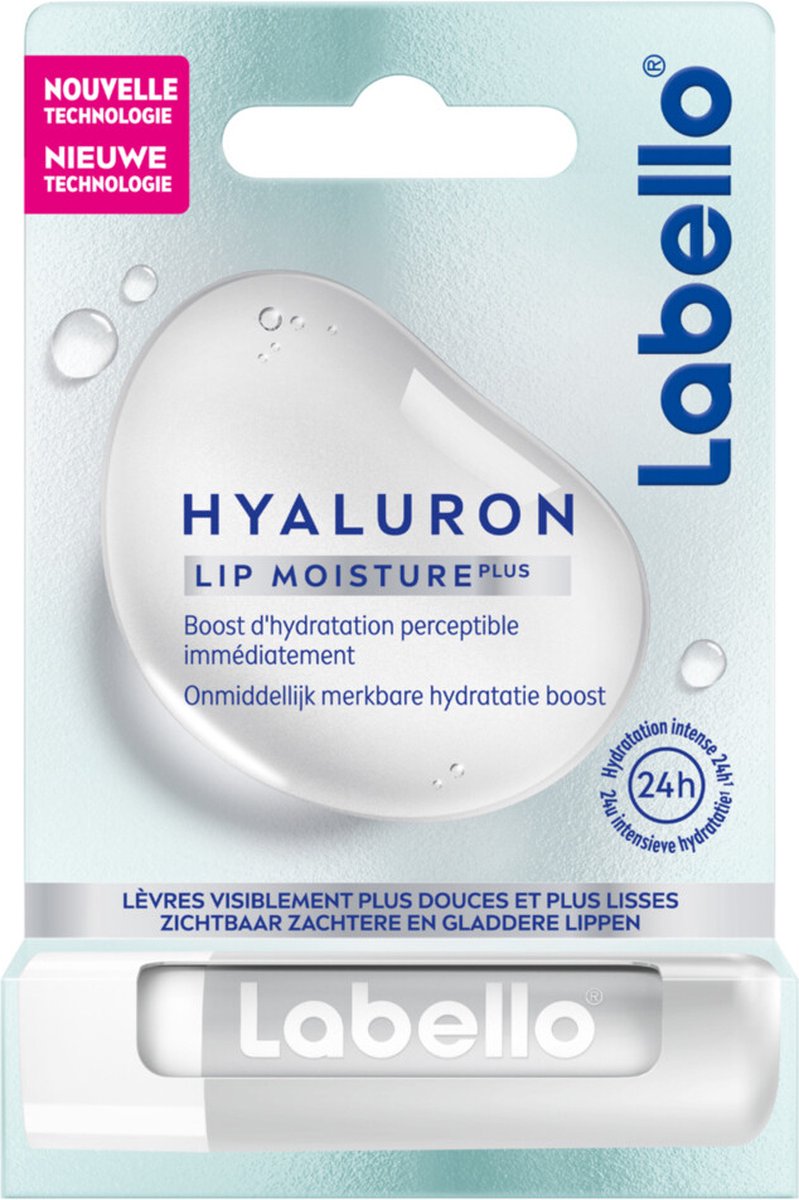 Labello Lippenbalsem Hyaluron - 4 x - Voordeelverpakking