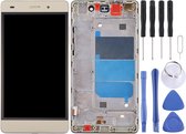 Let op type!! Huawei P8 Lite LCD Screen and Digitizer Full Assembly with Frame(Gold)