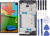 Lcd-scherm en Digitizer volledige montage met frame voor Lenovo PHAB Plus PB1-770 PB1-770N PB1-770M (wit)