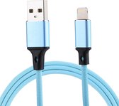1m 2A USB naar 8-pins Nylon Weave Style Data Sync oplaadkabel, voor iPhone XR / iPhone XS MAX / iPhone X & XS / iPhone 8 & 8 Plus / iPhone 7 & 7 Plus / iPhone 6 & 6s & 6 Plus & 6s