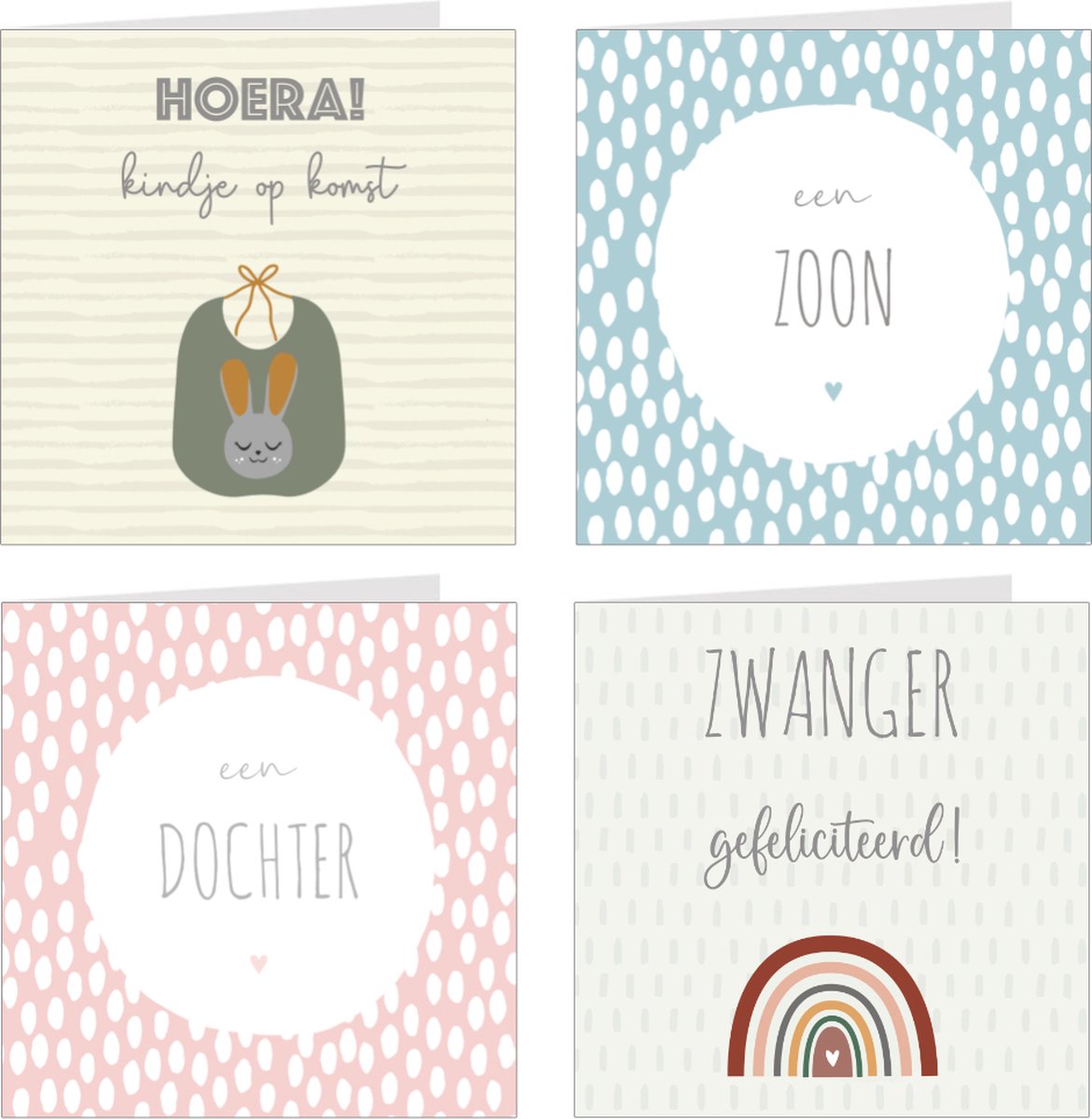 Set Van 10 Christelijke Wenskaarten | Bijbelverzen | Met Enveloppen & Stickers | Inspirerende Berichten