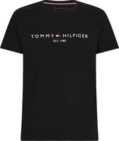 Tommy Hilfiger - Logo T-shirt Zwart - Maat S - Modern-fit
