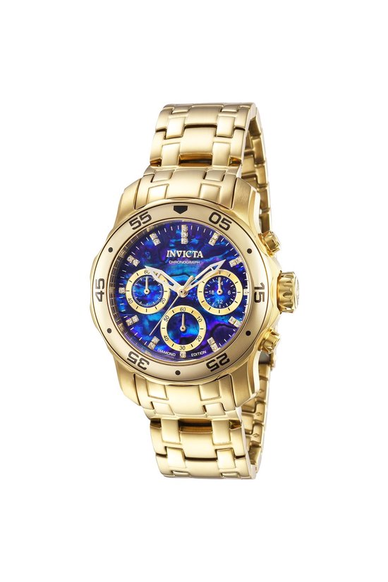 Invicta Pro Diver 45728 Orologio Uomo – 48 Mm, Quarzo, Quadrante Blu, Acciaio Inox, Impermeabile 10 Bar