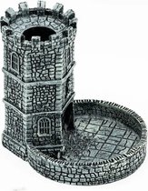 JstFrU Tour De Dés DND Avec Plateau Pour Jeu De Rôle (gris Classique