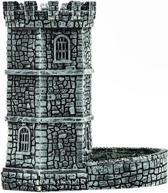 Thumbnail van een extra afbeelding van het spel Lapi Toys - Dungeons and Dragons dice tower - Dungeons and Dragons - Dice tower - DND - D&D - Dobbelpiste - Dobbeltoren - Resin - Zilver