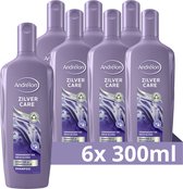 Andrélon Zilver Care Shampoo - 6 x 300 ml - Voordeelverpakking