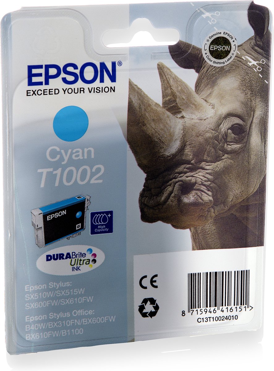 Epson T1002 - Inktcartridge / Cyaan
