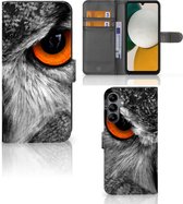 Telefoonhoesje Geschikt voor Samsung Galaxy A34 Bookcase Uil