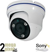 Beveiligingscamera - Full HD CVI Camera - 40m Nachtzicht - Motorzoom - Sony CMOS Sensor - Vandaalbestendig - Geschikt als Binnen en Buiten Camera - Dome Camera