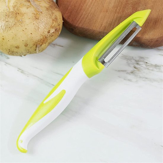 HOME ONLINE Vegtable Dunschiller - Roestvrij Staal Dunschiller - Groentesnijder - Dunschiller - Mes Gadgets Wortel - Aardappel - Fruit - Shred Rasp Scherpe Cutter