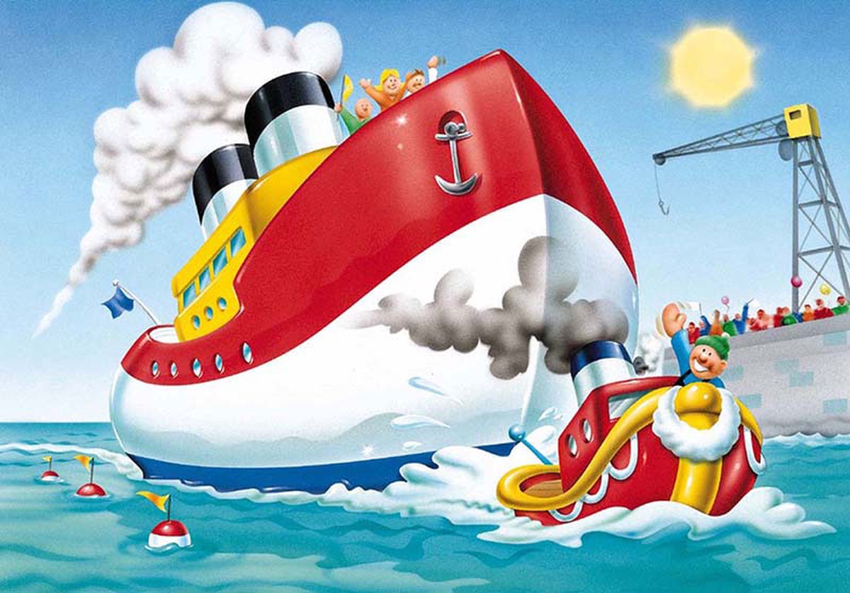 Jumbo - 20 stukjes - Sleepboot - Kinder Puzzel