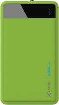 Bol.com XLayer – Colour Line Powerbank Groen - Lithium-Polymeer (LiPo) - 4000 mAh - Geschikt voor Smartphones of Tablets - Klein... aanbieding