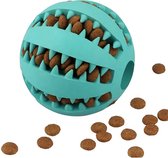 Voerbal Hond - Snackbal Hond - Hondenbal voor gezonder Tandvlees - Honden speelgoed - Speelgoed voor honden - 7cm - Hondenballetjes klein - Hondenbal rubber - Snackbal rubber