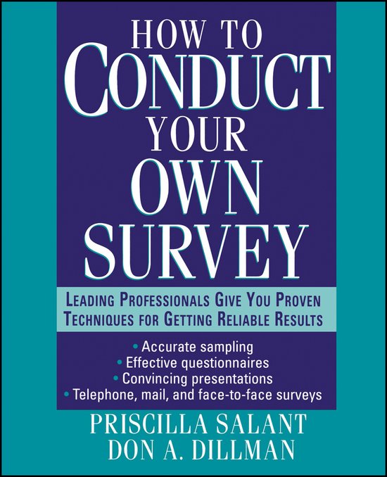 9780471012733　Own　Conduct　To　Salant　Priscilla　Survey,　Your　How　Boeken