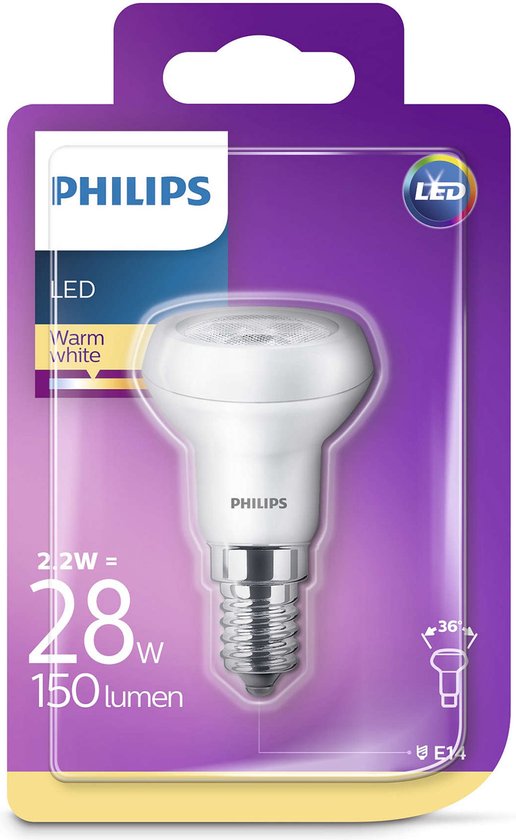 goochelaar Handig helder Philips LED Reflectorlamp 2,2W (30W) 230V | bol.com