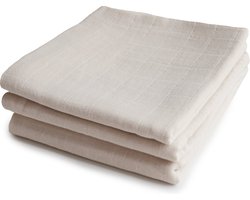 Mushie Multidoek Muslin Fog 3-Pack