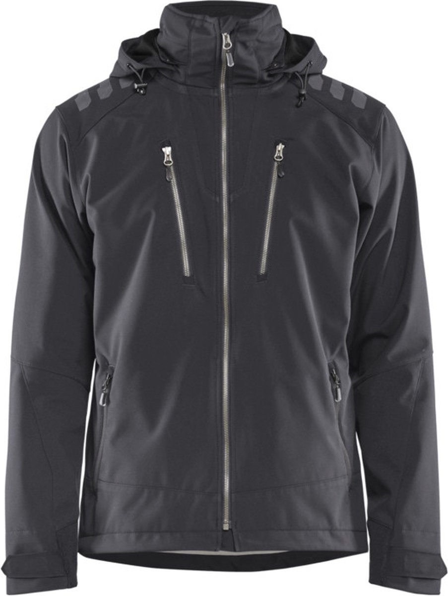 Blaklader Softshell jack 4749-2513 - Donkergrijs/Zwart - S