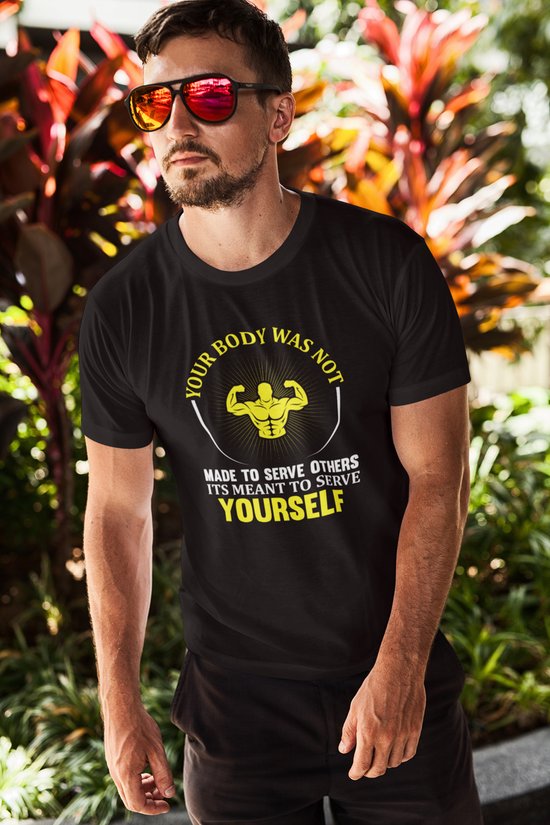 Rick & Rich - T-Shirt Your Body Is Meant To Serve Yourself - T-Shirt ...