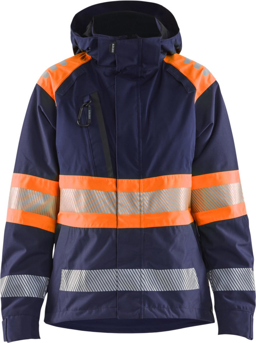 Blaklader 4430-1977 Dames Shelljack High Vis Marineblauw