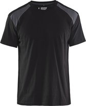 Blaklader T-shirt bi-colour 3379-1042 - Zwart/Medium grijs - XXXL