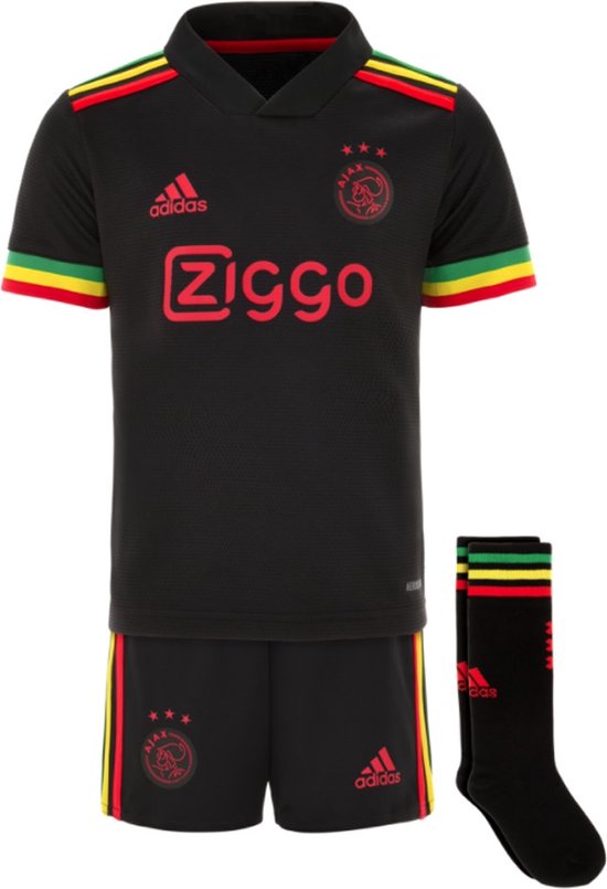 biologisch Stoutmoedig Vermelden adidas Ajax 3e Minikit 2021-2022 Kids - Bob Marley - Maat 104 | bol.com