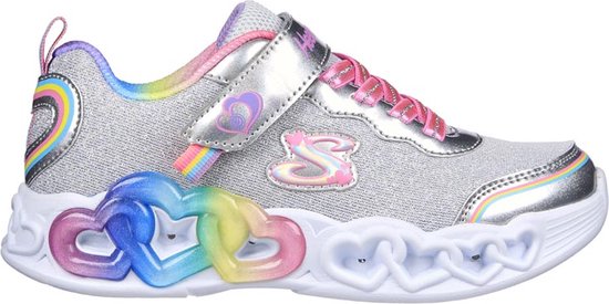 Foto: Skechers infinite heart lights love meisjes sneakers multicolour maat 33