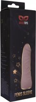 Power Escorts  - Realistische penis sleeve - Art Argus AT 001030 - 18 Cm - beige - Aantrekkelijk verpakking