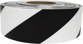 Durastripe Outdoor vloermarkeringstape breedte 10 cm Zwart, wit