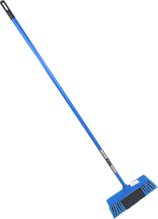 Synx Tools Binnenbezem Blauw - Zachte Bezems - Kamerveger - Besem Veger / Zachte Bezem met Steel 130cm - Binnen Bezem - Besem Veger - Schoonmaken — afbeelding 4