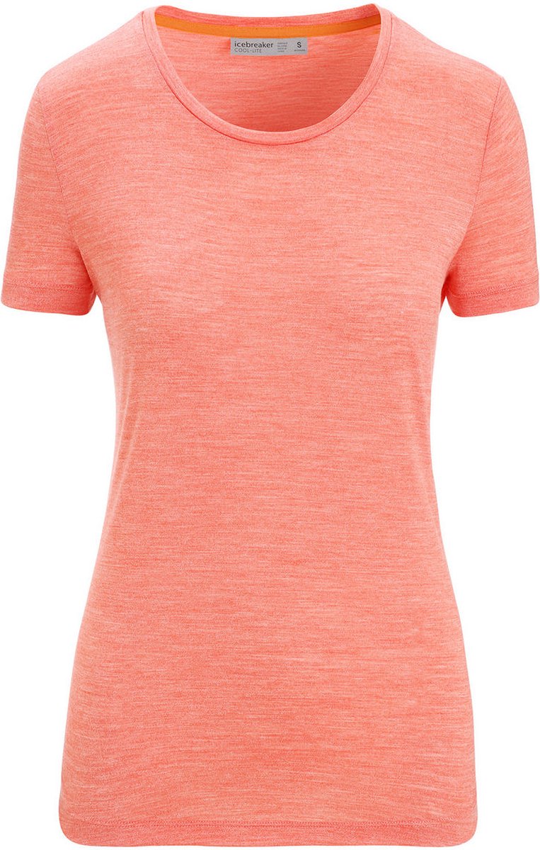 Icebreaker W Sphere II SS Tee – Outdoor Kleding Fleeces en Truien T-Shirt Vibrant Earth Heather