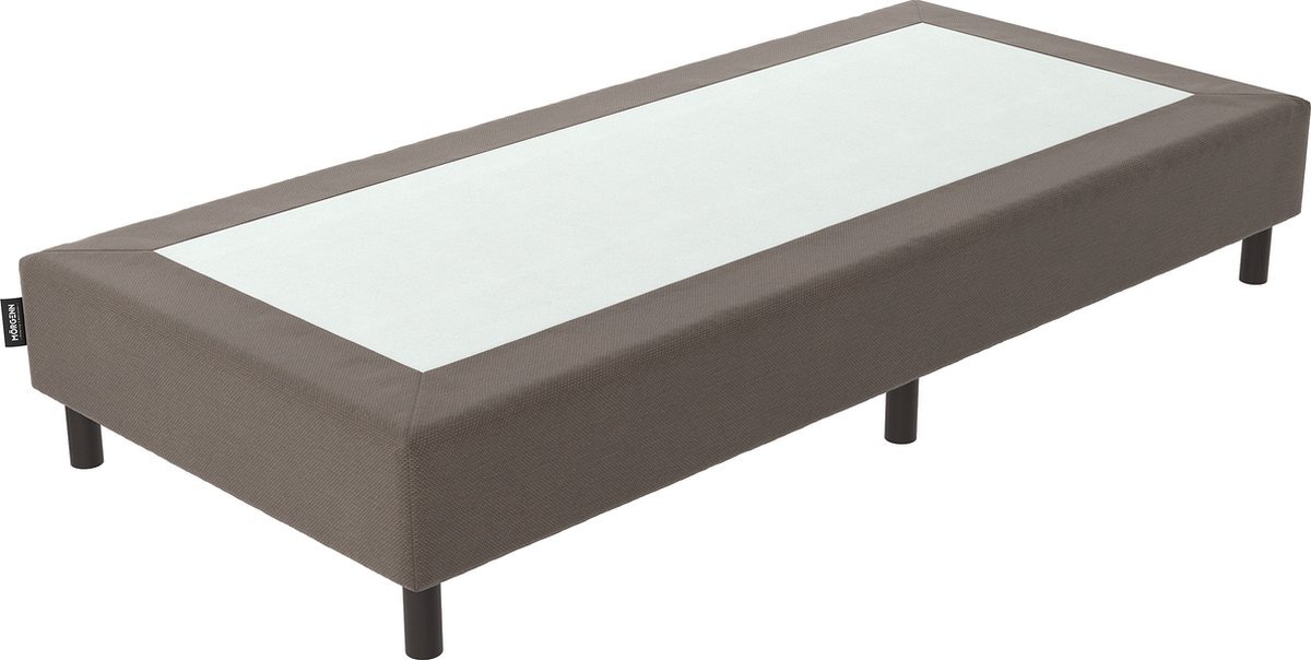 Mörgenn Ideal Boxspring - Losse Box - Luxe Bonellvering - Bruin - 100x210 cm