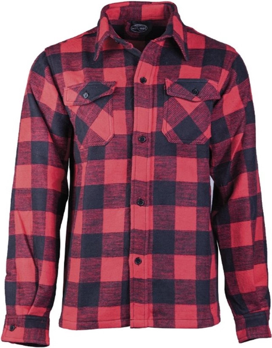 Houthakkershemd Red/Black - Maat M
